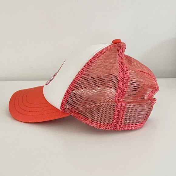 Patagonia Red and White Trucker Hat - Picture 4 of 5
